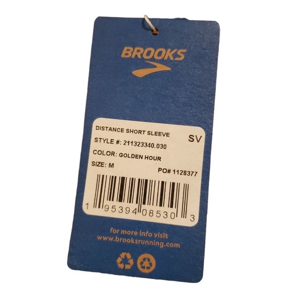 Brooks Tenth Year Anniversary Men's Medium Running Shirt NWT - Picture 7 of 10